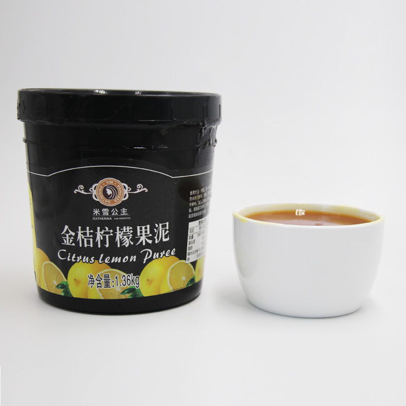 Kumquat lemon Puree Mkpụrụ Puree Jam 1.36kg ihendori