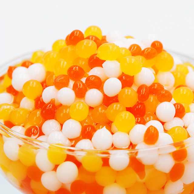 MiXue QQ Ball Tea Peal 2.5L Crystal Coconut Jelly Popcorn Pearl Coconut Granule Mutiara Gelembung Susu Teh Aplikasi Bahan Baku