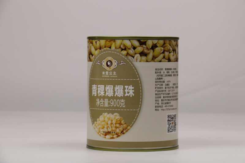 Mixue Canned Food Highland barley popping boba 900g Hot Selling Wholesale