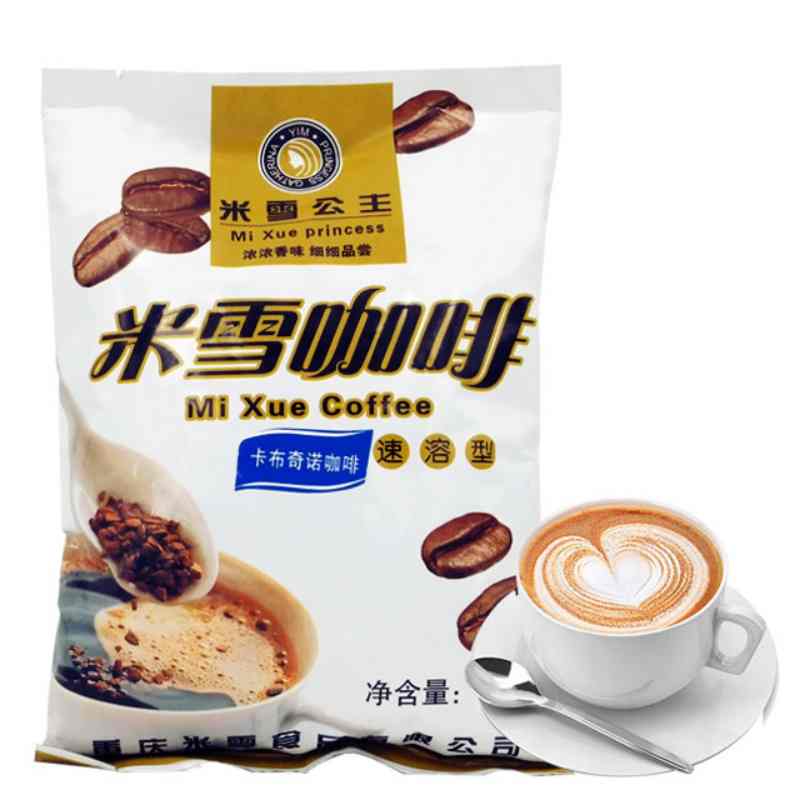 Mixue Cappuccino Coffee Powder 700g Chicco di caffè autentico di alta qualità per la rottura del caffè in ufficio