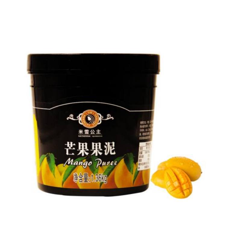 Mixe Mango Puree Jam Mai da hankali Juice Abin sha Mai da hankali Mix manna 1.36kg