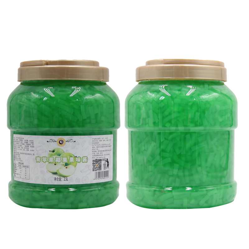 Mixue Nata de coco Concentrat aromă de mere verde Nucă de cocos Jeleu de carne Sos de fructe Dulceată pentru ceai cu bule