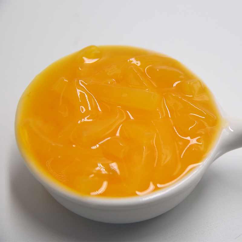 Mixue Nata de Coco Konzentrierte Konfitüre mit Orangengeschmack und Kokosgelee-Fruchtsauce