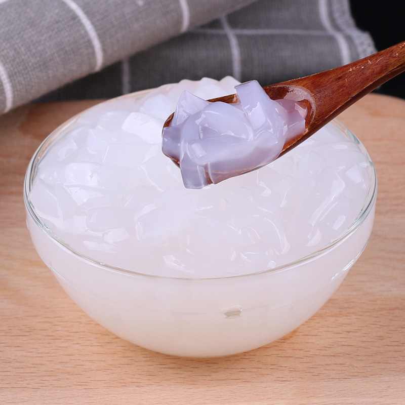 Campuran Nata de coco Panjang Rasa Asli Kelapa Daging Jelly Saus Buah Bahan selai untuk bubble tea minuman ringan milkshake aplikasi dekorasi