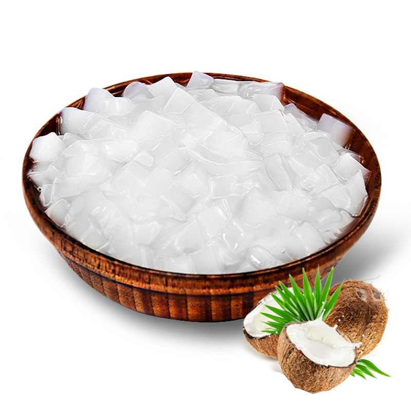 Mixue Nata de coco Γνήσιος κύβος ζελέ από κρέας καρύδας 0,8 εκ