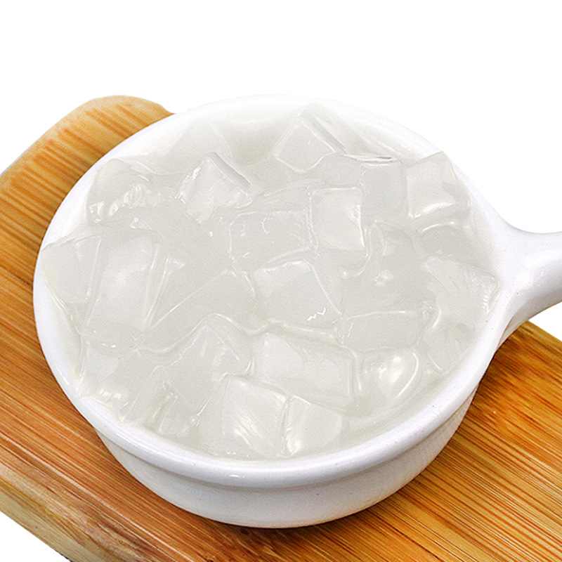 Nata de coco မူရင်း ရောစပ်ထားသည်။