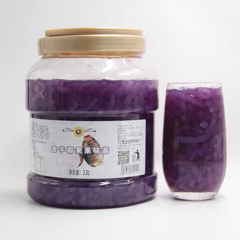 Mixue Nata de coco taro tsiron'ny voaniho Hena Jelly Voankazo Sauce akora ho an'ny dite bubble