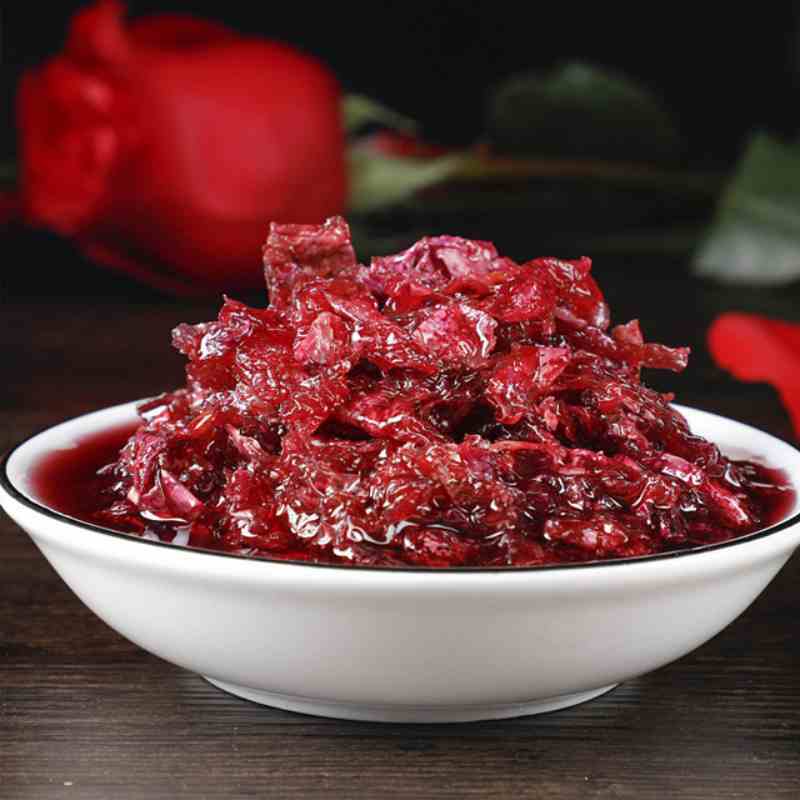 Mixue Rose Jam Natürliche Fruchtsauce 1,2 kg Snackfüllung Aromatisierte Getränkegetränke
