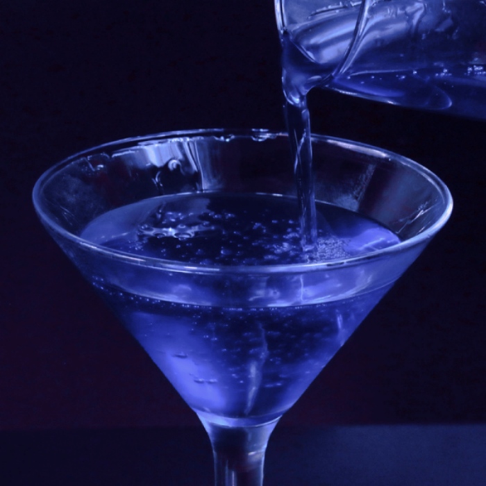 Mixue cocktail sirop kandel bubur jeruk Blue inuman kandel pulp 750ml pikeun inuman inuman aplikasi