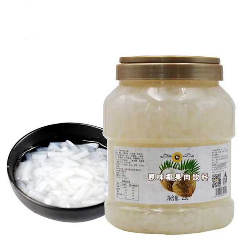 Nata De Coco konsantre orijinal gou kokoye vyann jele 2.6kg fwi sòs konfiti