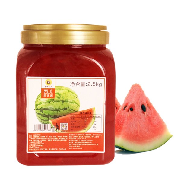 Fruit Jam 2.5L watermelon fruit jam OEM Brand Super Quality Natural fruit