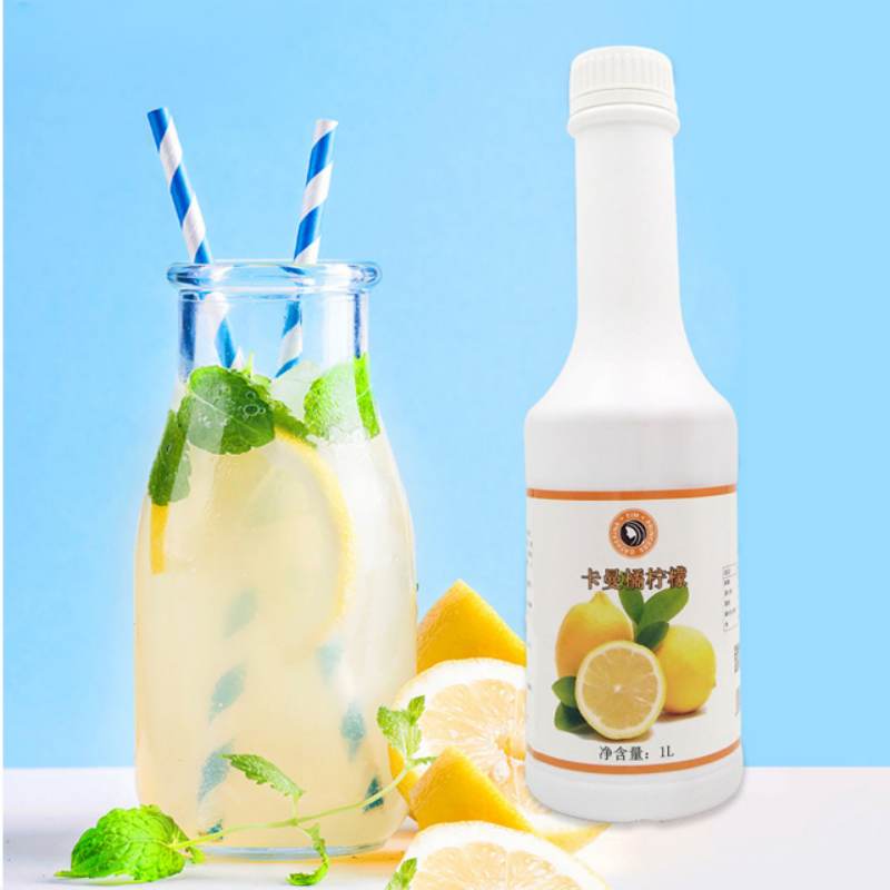 Mixue 1L Kaman Orange Lemon Fruit Concentrate Flavored Drinks for Beverage Vegetable Juice for bubble tea