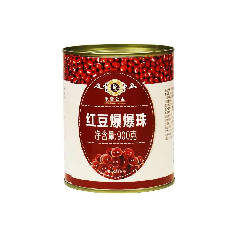 Mixue Canned Food red bean popping boba 900g Hot Selling Wholesale Green Food Superior Instant