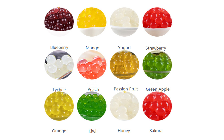 popping boba ball flavors