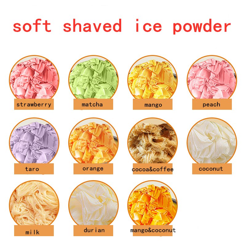 shaved ice powder flavors